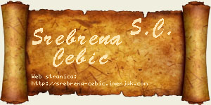 Srebrena Ćebić vizit kartica